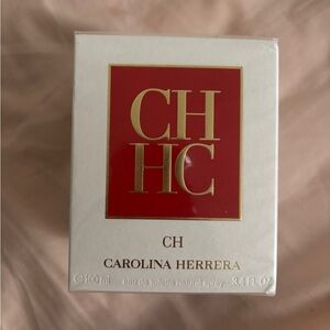 Carolina Herrera CH Box with Red and Gold Logo